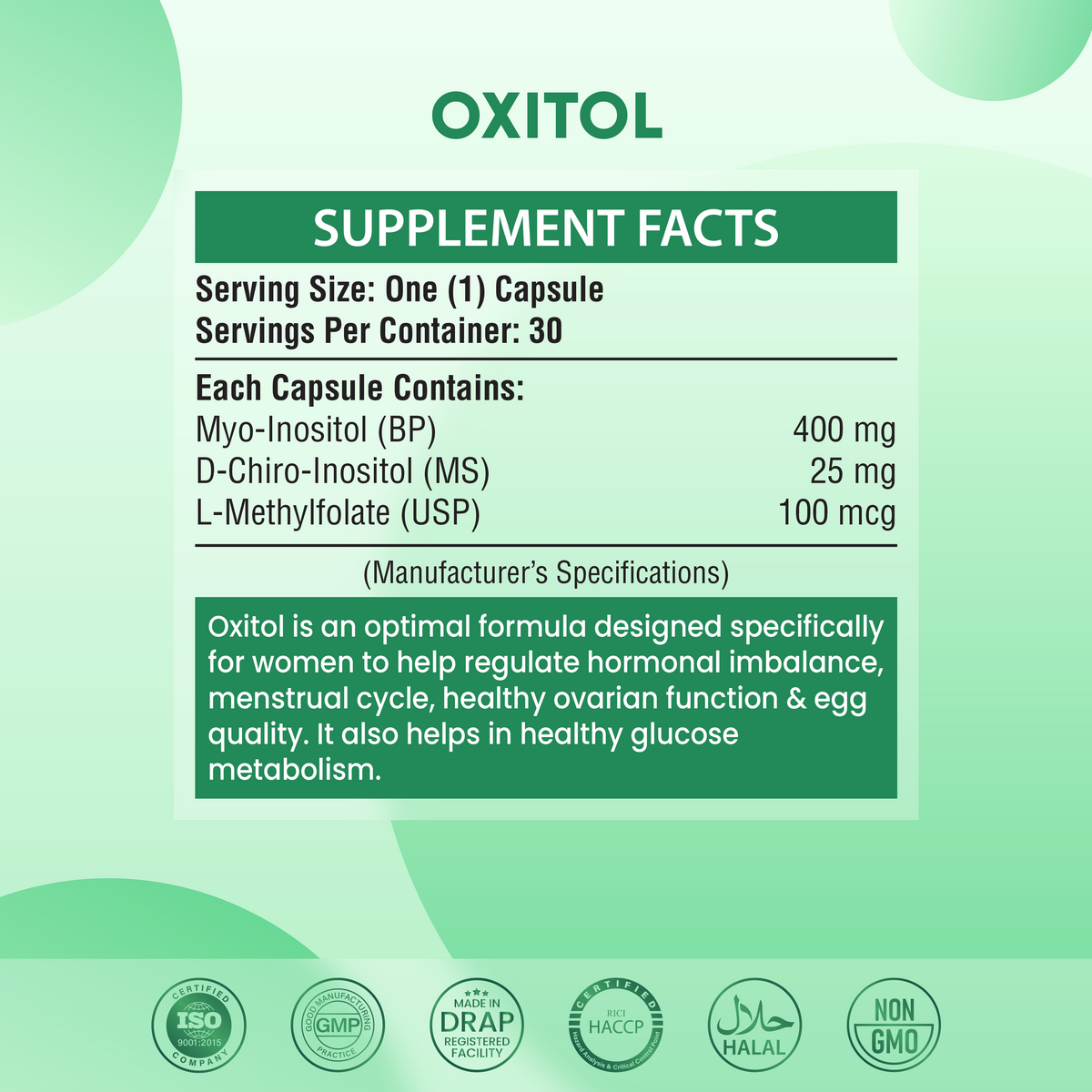 PCOS Wellness Bundle - Nutrifactor Fertility Support - Image 6