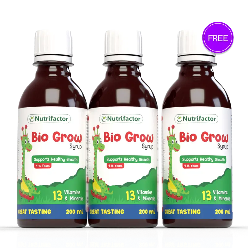 2 Bio Grow + 1 Bio Grow Free Offer - Nutrifactor Kids' & Teens' Health - Image 2