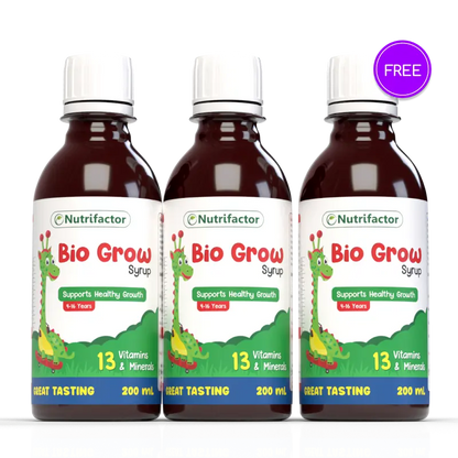 2 Bio Grow + 1 Bio Grow Free Offer - Nutrifactor Kids' & Teens' Health - Image 2