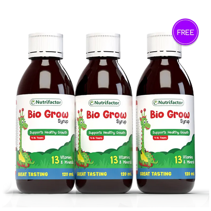 2 Bio Grow + 1 Bio Grow Free Offer - Nutrifactor Kids' & Teens' Health
