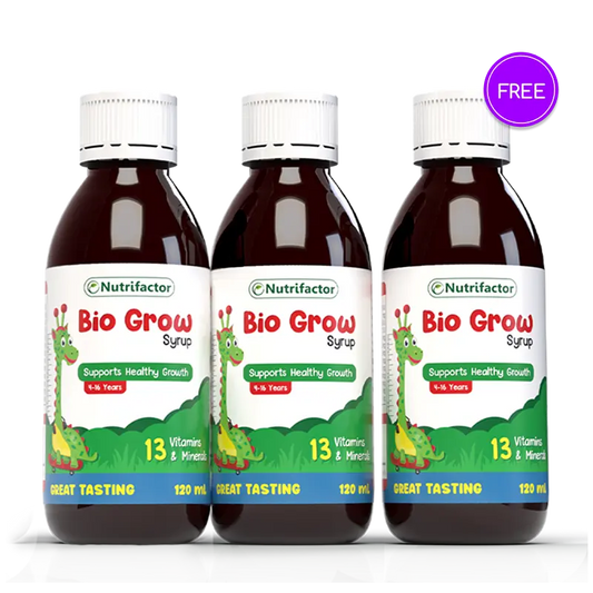 2 Bio Grow + 1 Bio Grow Free Offer - Nutrifactor Kids' & Teens' Health