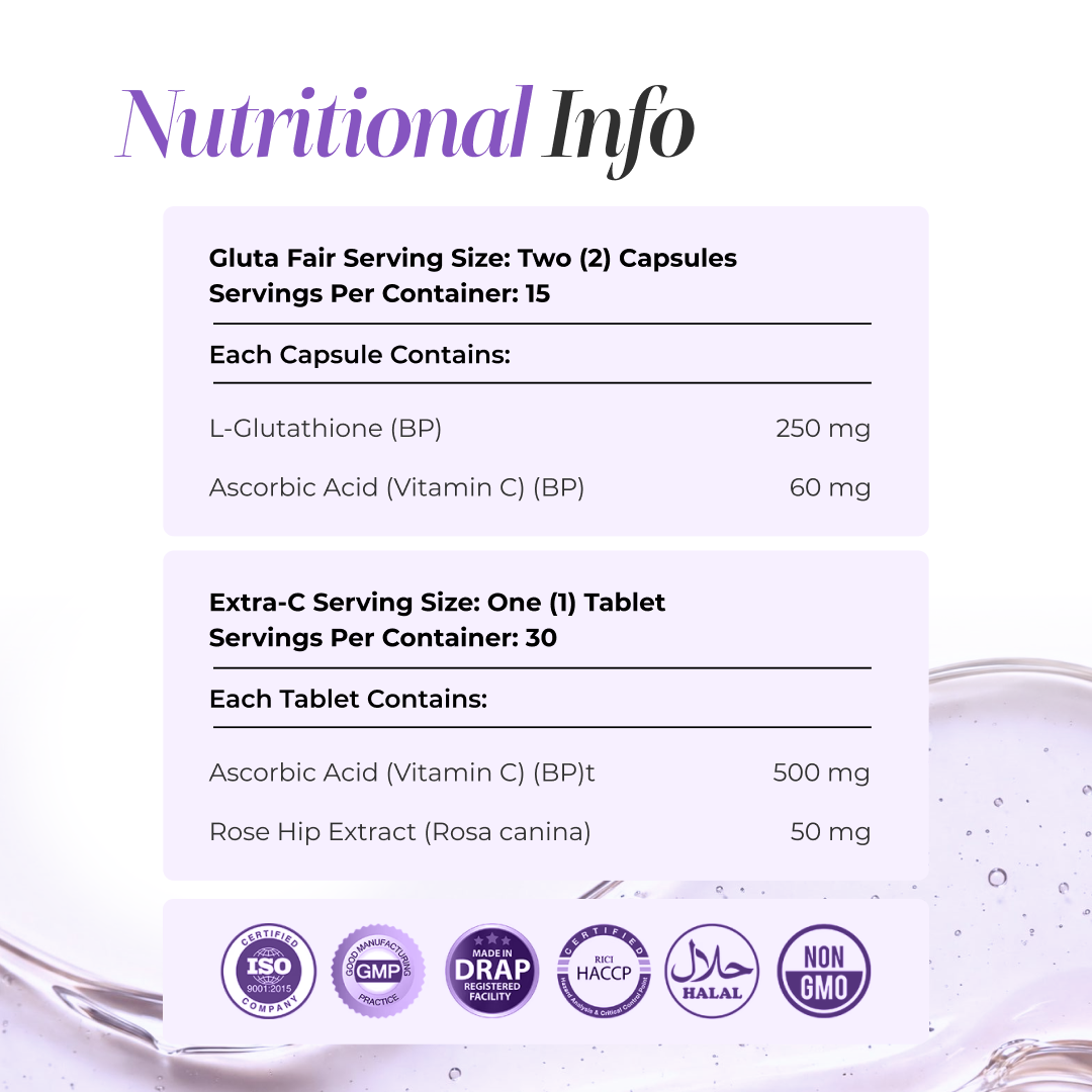 Gluta Fair + Extra-C Offer - Nutrifactor Women's Health - Image 6
