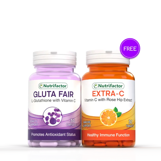 Gluta Fair + Extra-C Offer - Nutrifactor Women's Health
